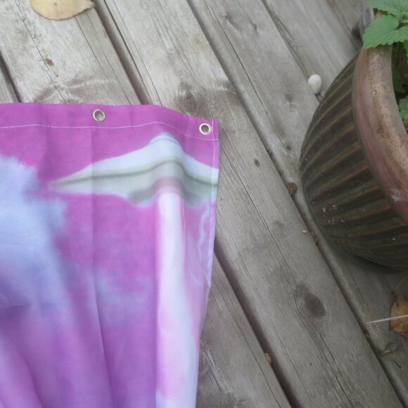 Brand New Vengeful Cat Laser Paws Attacking People on the Beach Shower Curtain - Picture 5 of 10